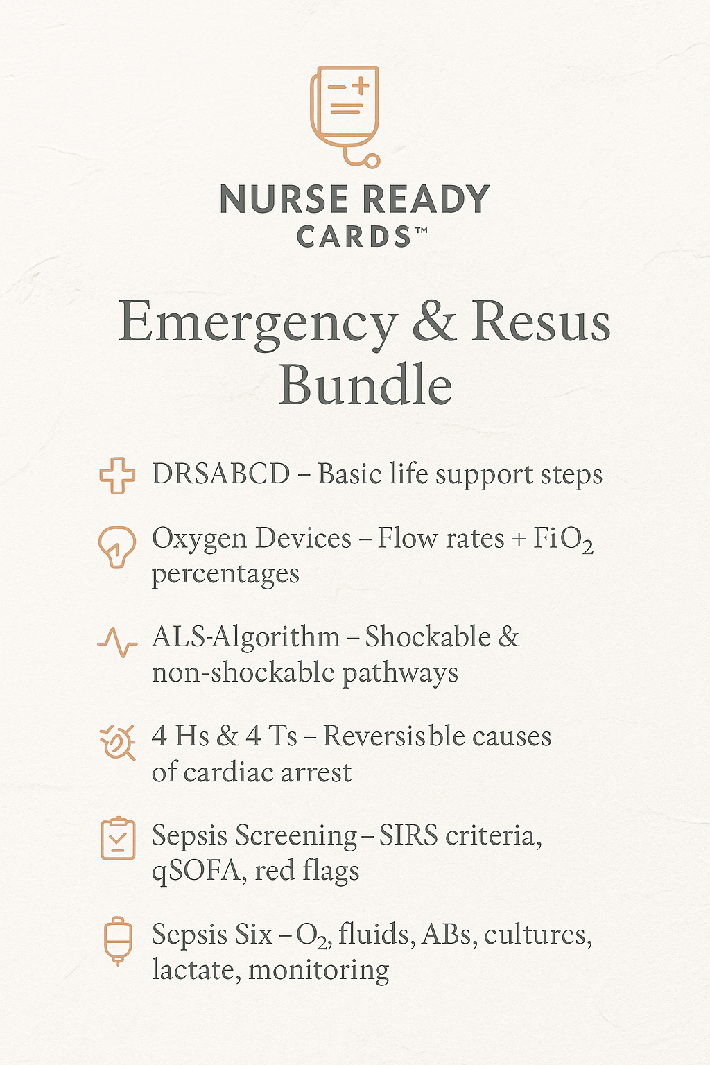 Emergency + ECG Essentials Bundle (Limited Time Only)