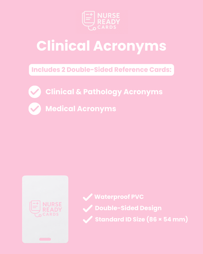 Clinical Acronyms Bundle