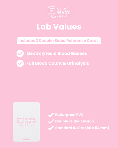 Lab Values Bundle