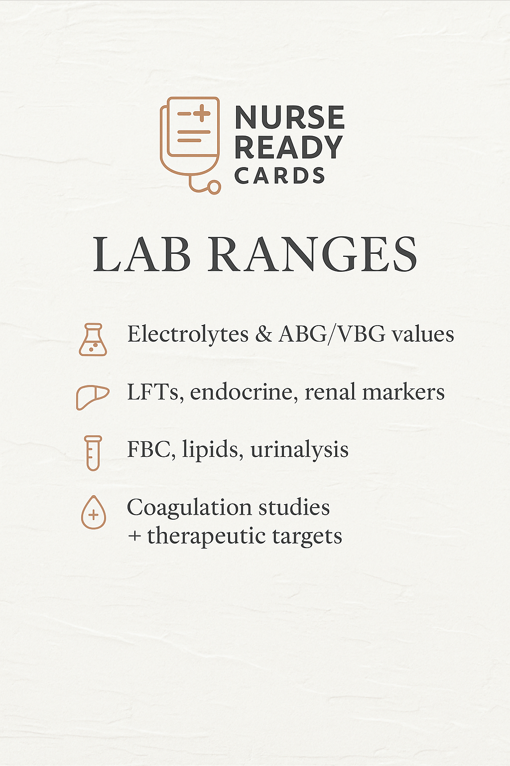 Lab Values Bundle