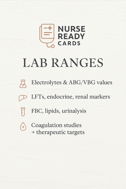 Lab Values Bundle